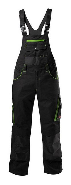 fortis Latzhose H-Latzhose 24, schwarz/limegreen, Größe 52 günstig online kaufen