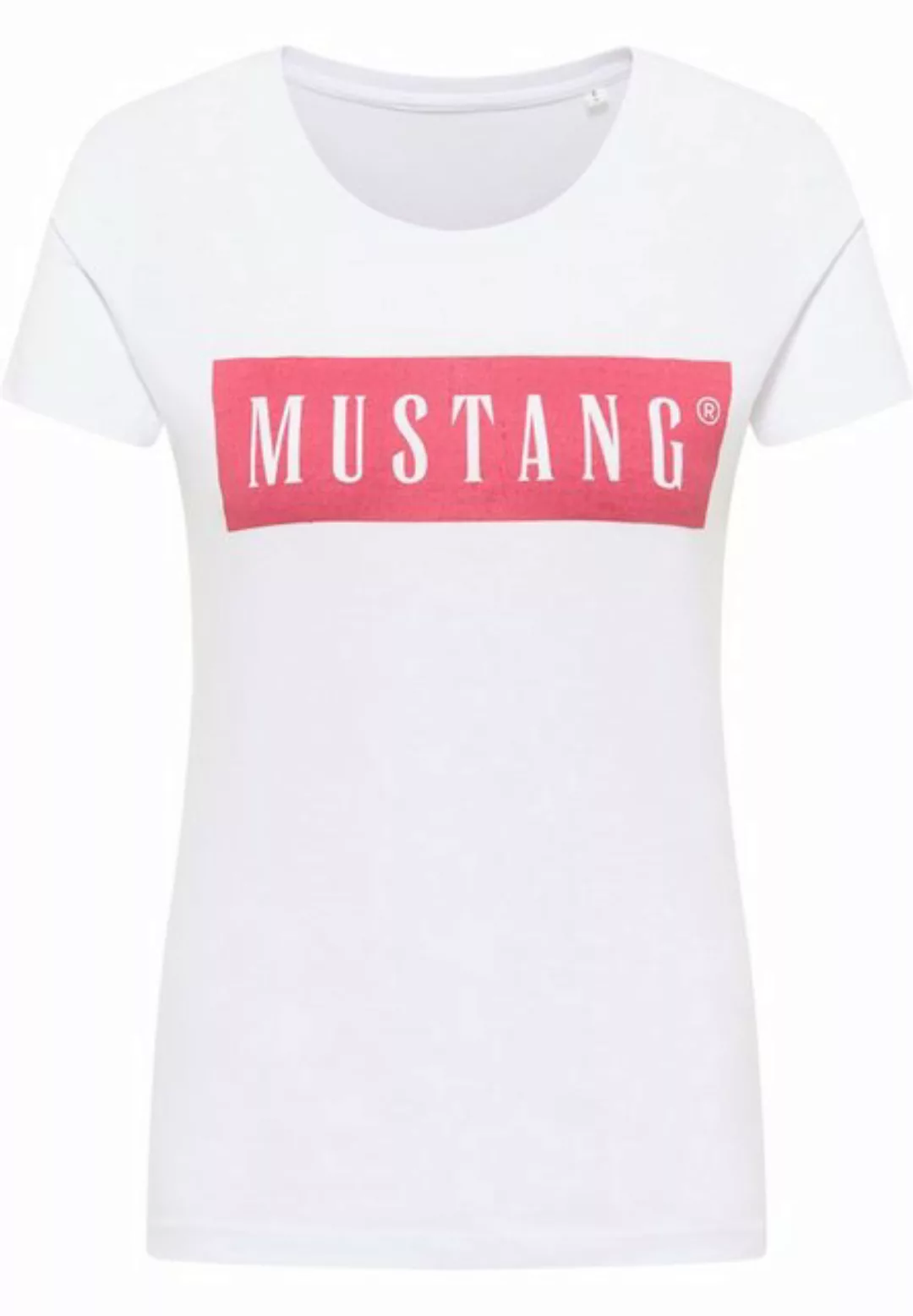 MUSTANG Kurzarmshirt Print-Shirt günstig online kaufen