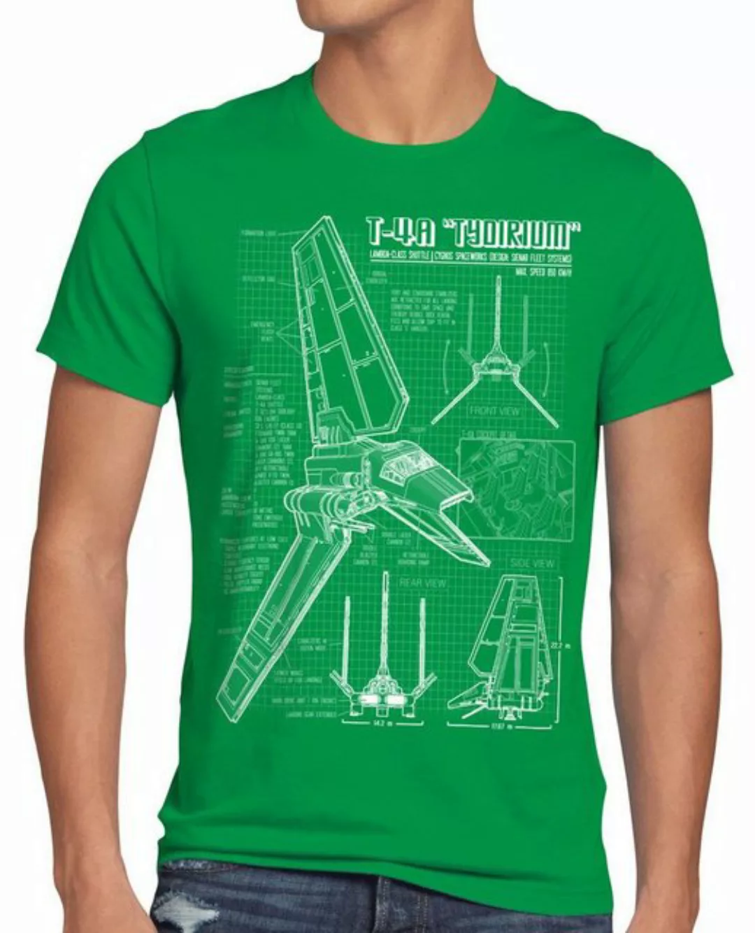 style3 T-Shirt Tydirium Lambda T-4A Shuttle star krieg wars imperium der st günstig online kaufen