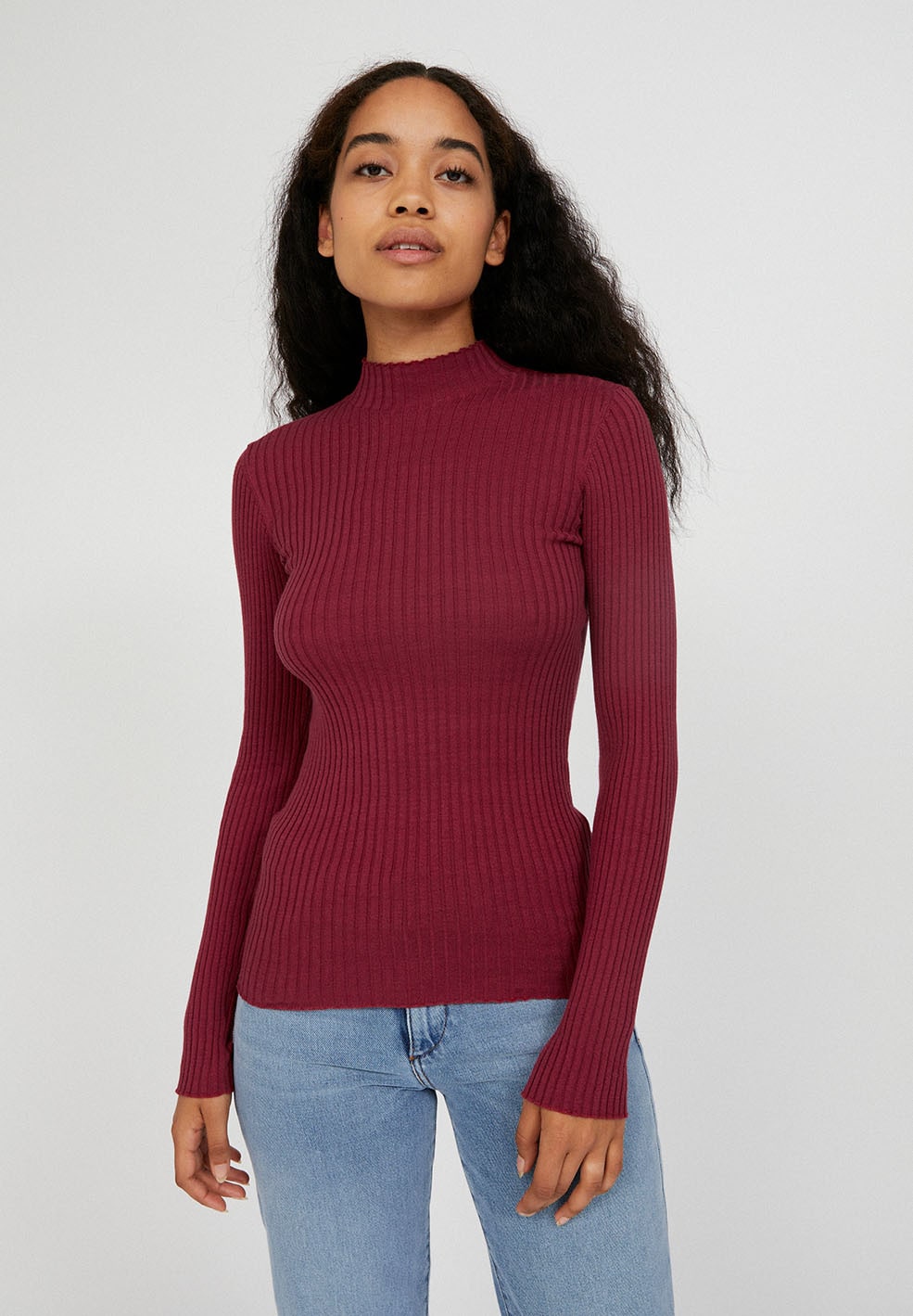 Strickpullover ALAANI in rosewood von ARMEDANGELS günstig online kaufen