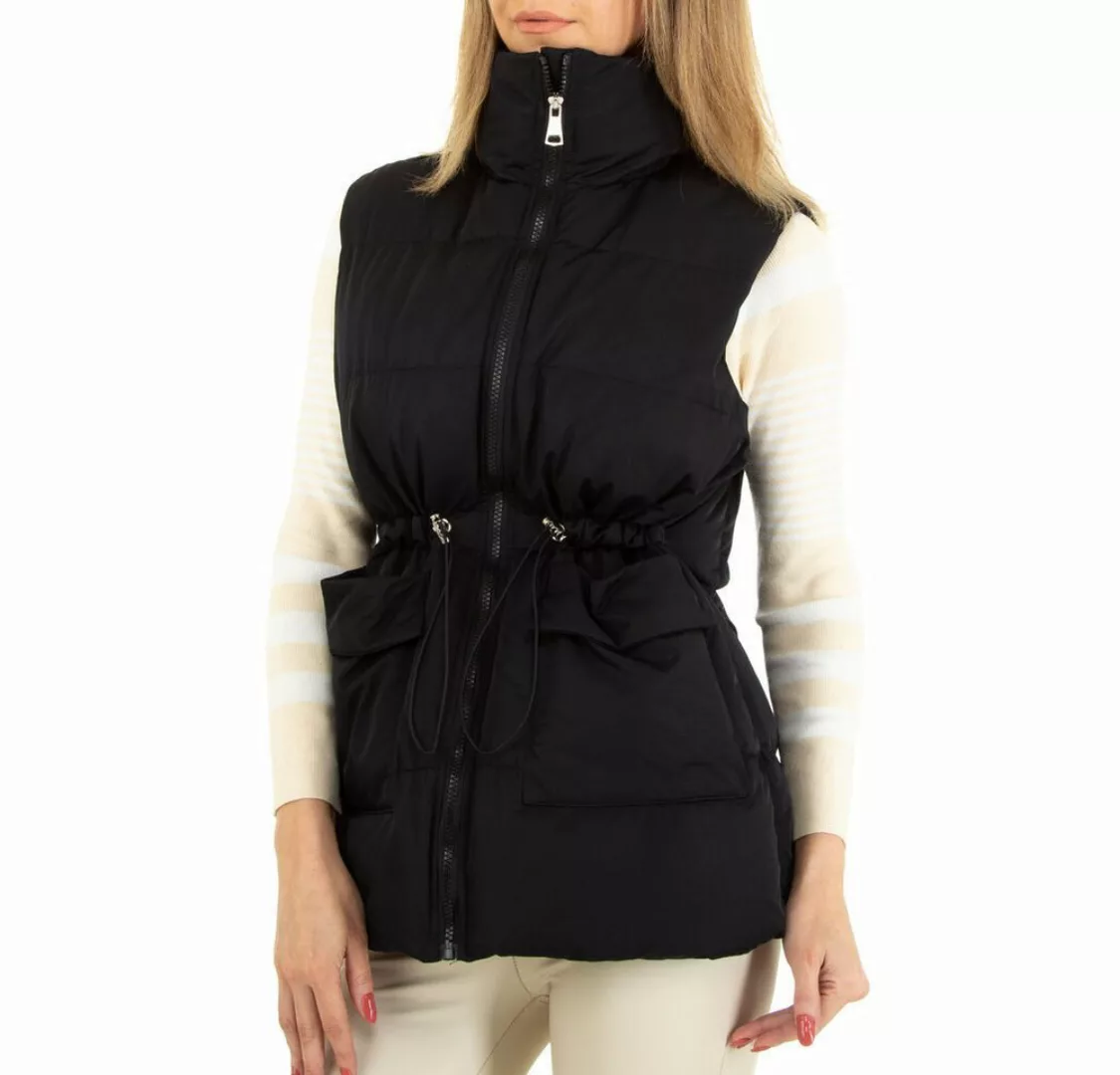 Ital-Design Steppweste Damen Freizeit (87256405) Gefüttert Winterjacke in S günstig online kaufen