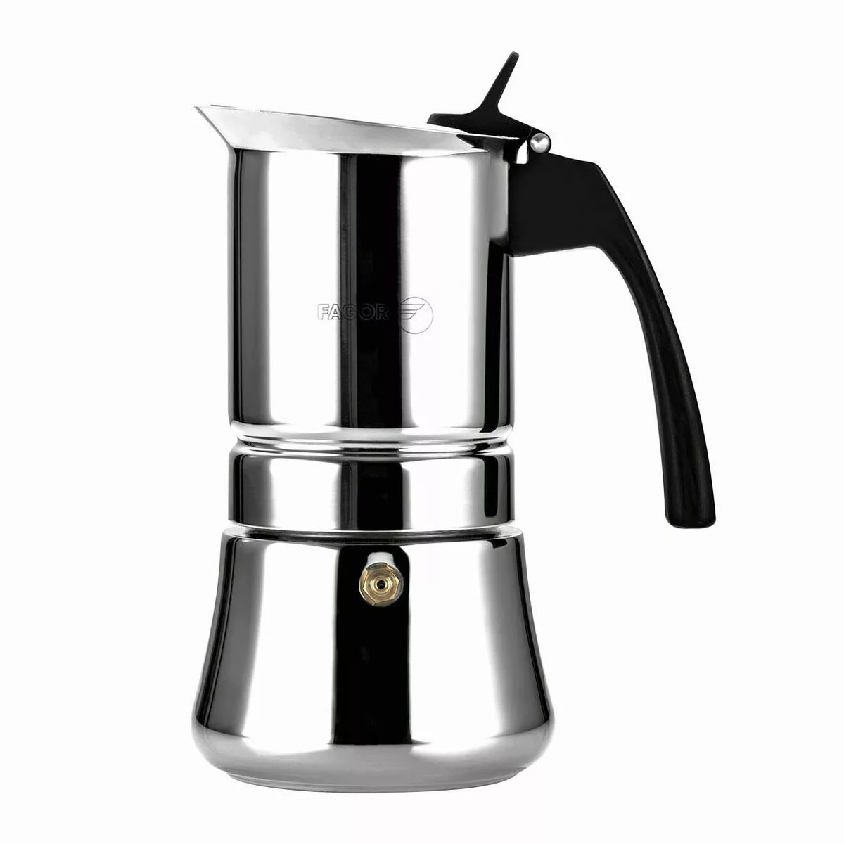 Italienische Kaffeemaschine Fagor Etnica Edelstahl 18/10 (4 Kopper) günstig online kaufen
