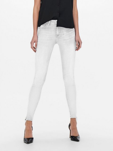 ONLY Skinny-fit-Jeans "ONLBLUSH MID SKINNY ANKLE ZIP DNM BOX" günstig online kaufen