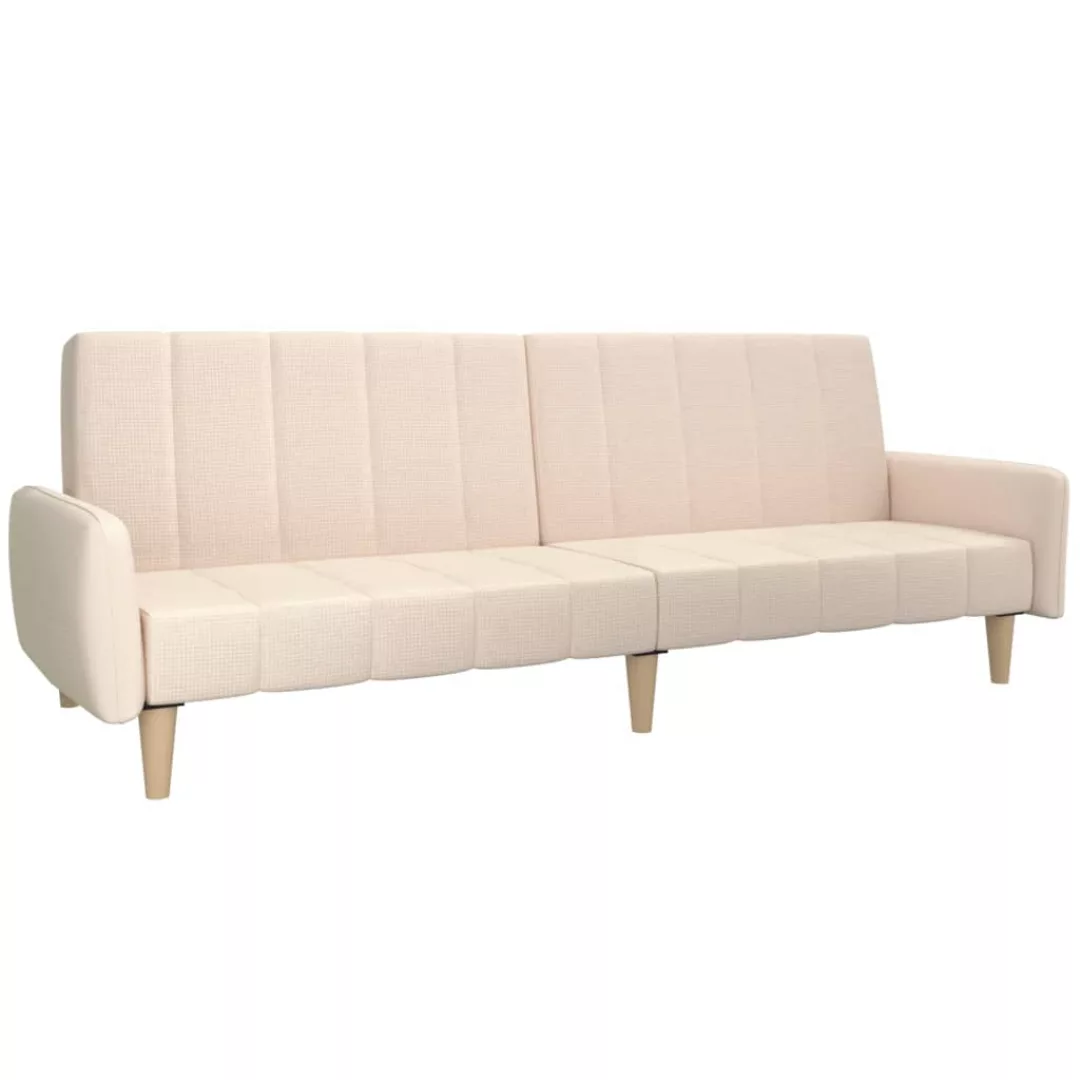 Schlafsofa 2-sitzer Creme Stoff günstig online kaufen