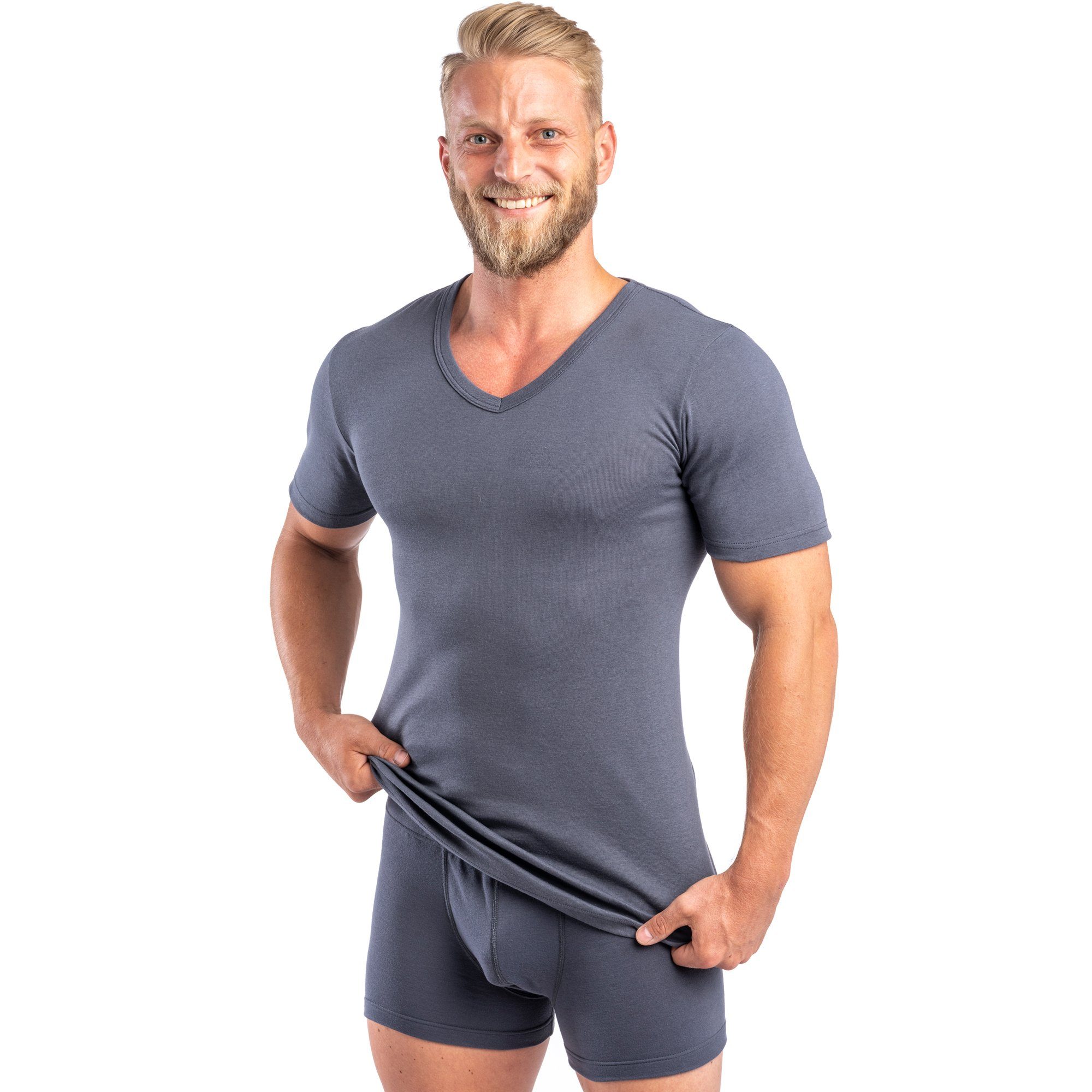 HERMKO Unterziehshirt 16488 2er Pack Herren günstig online kaufen
