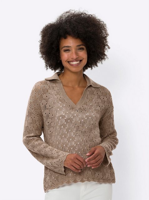 heine Strickpullover Ajourpullover günstig online kaufen