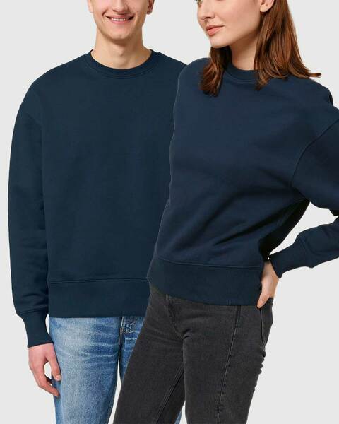 Dicker Schwerer Sweater Aus Bio-baumwolle | Pullover Oversized günstig online kaufen