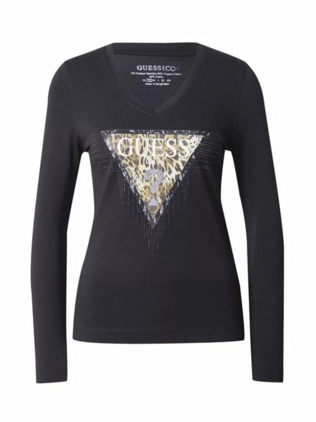 Guess  Langarmshirt LS VN TRIANGLE TIGER TEE günstig online kaufen