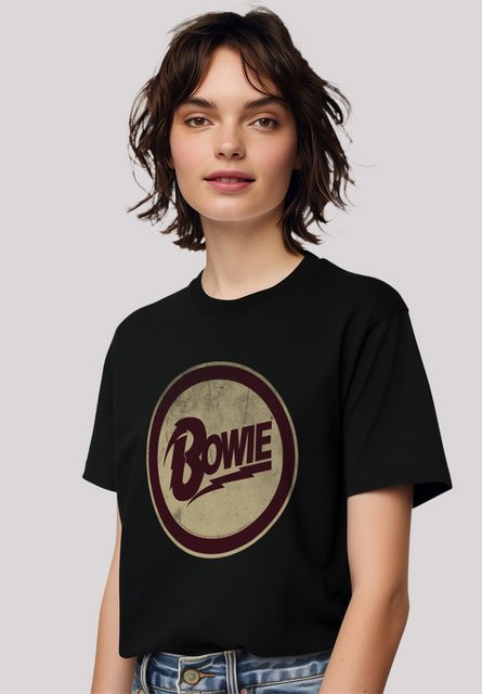 F4NT4STIC T-Shirt David Bowie Circle Logo Premium Qualität günstig online kaufen