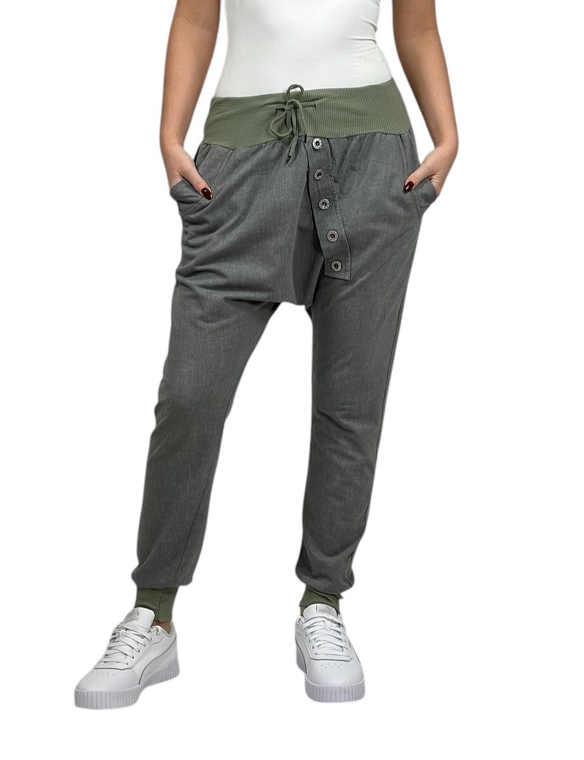 Mississhop Boyfriend-Hose Sweatpants Jogginghose Baumwolle Freizeithose günstig online kaufen