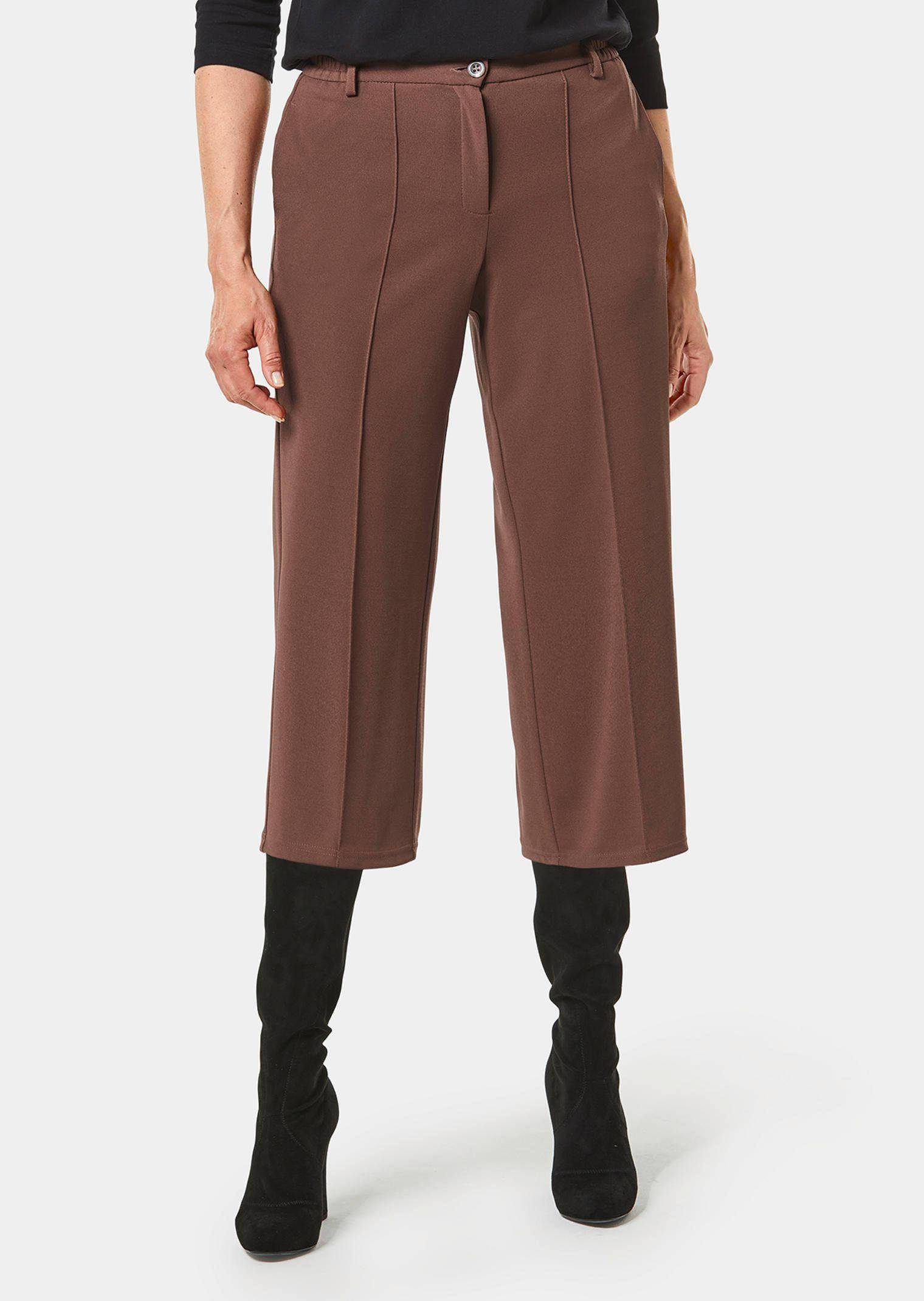 GOLDNER Stoffhose Bequeme Culotte mit streckender günstig online kaufen