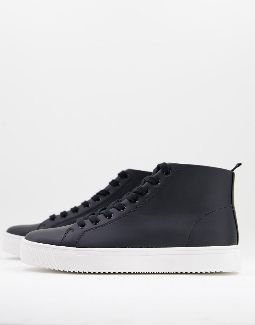 New Look – Knöchelhohe Sneaker in Schwarz günstig online kaufen