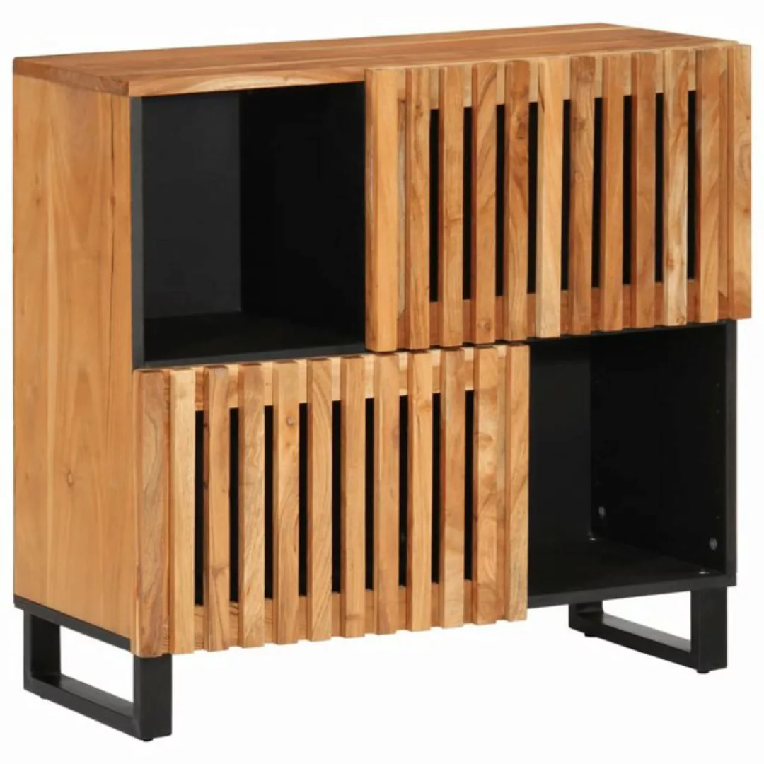 vidaXL Fächerschrank Sideboard 80x34x75 cm Massivholz Akazie (1-St) günstig online kaufen