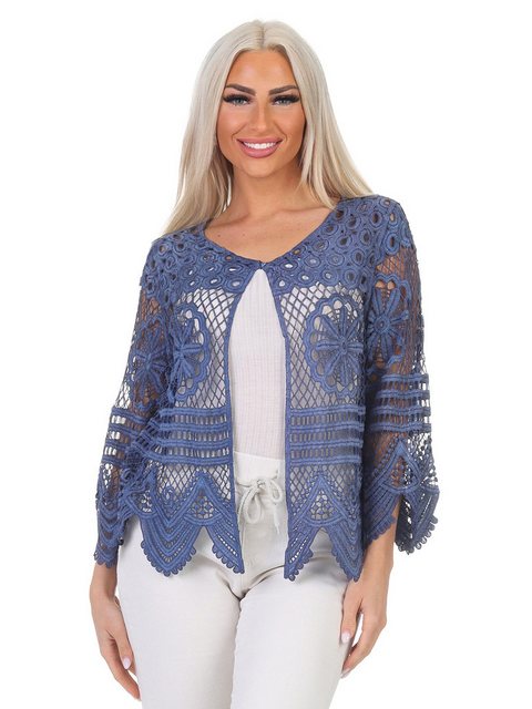 Aurela Damenmode Strickjacke Damen Häkeljacke Sommer Bolero Strickjacke som günstig online kaufen