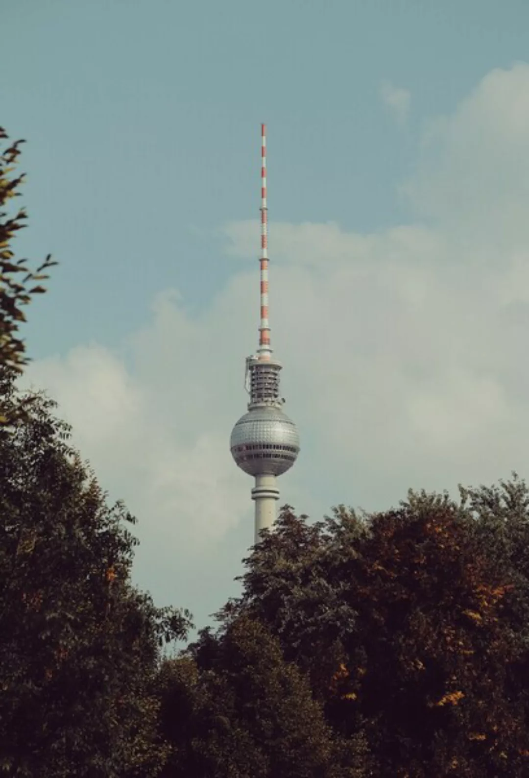 Poster / Leinwandbild - Fernsehturm - Berlin günstig online kaufen