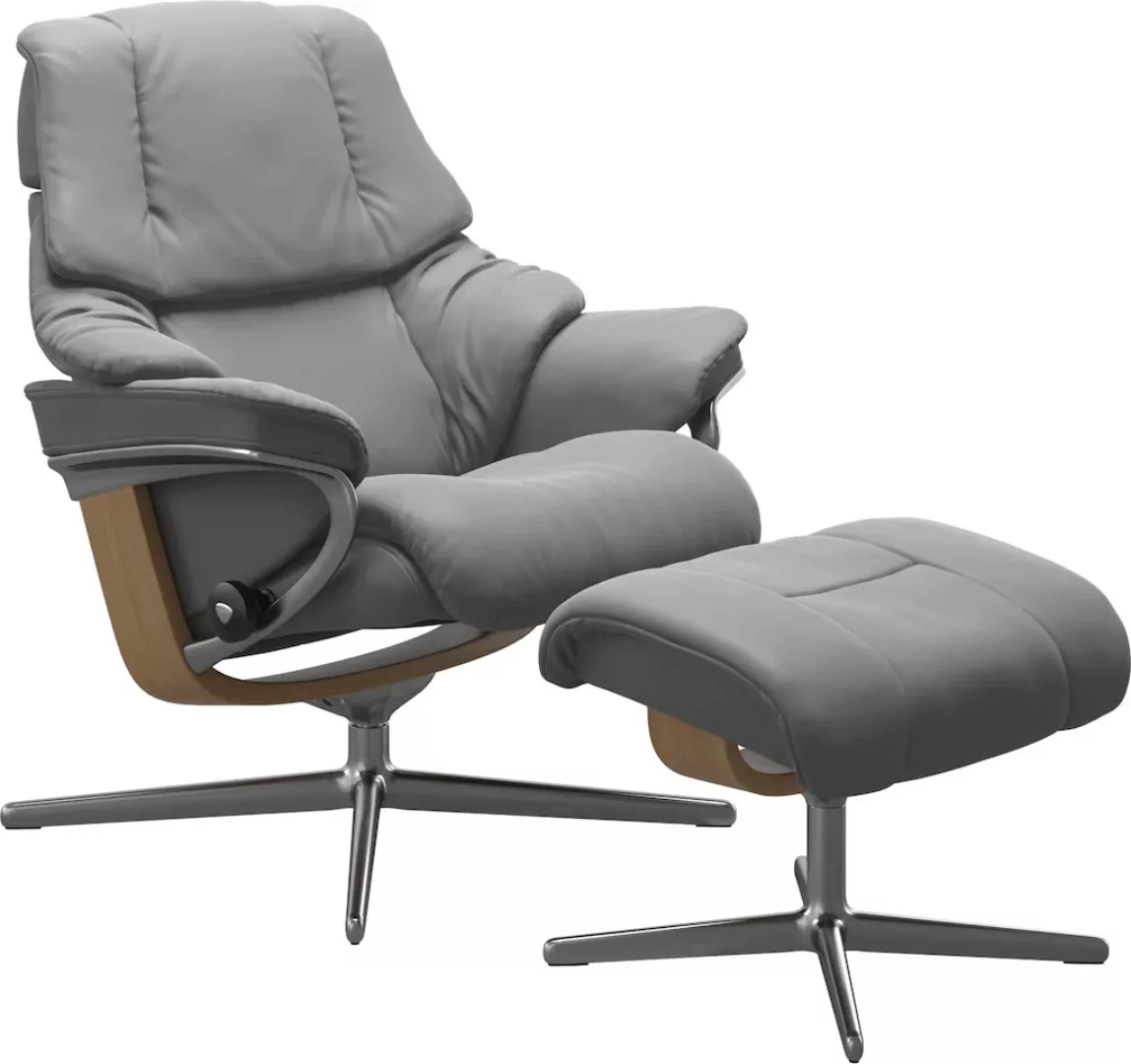 Stressless® Relaxsessel »Reno«, (Set, Relaxsessel mit Hocker), mit Hocker, günstig online kaufen