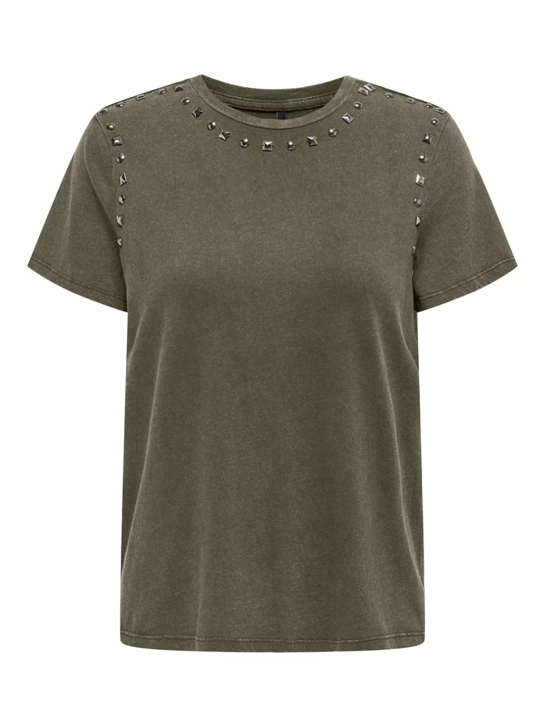 ONLY Kurzarmshirt "ONLLUCY S/S STUDS TOP BOX JRS" günstig online kaufen