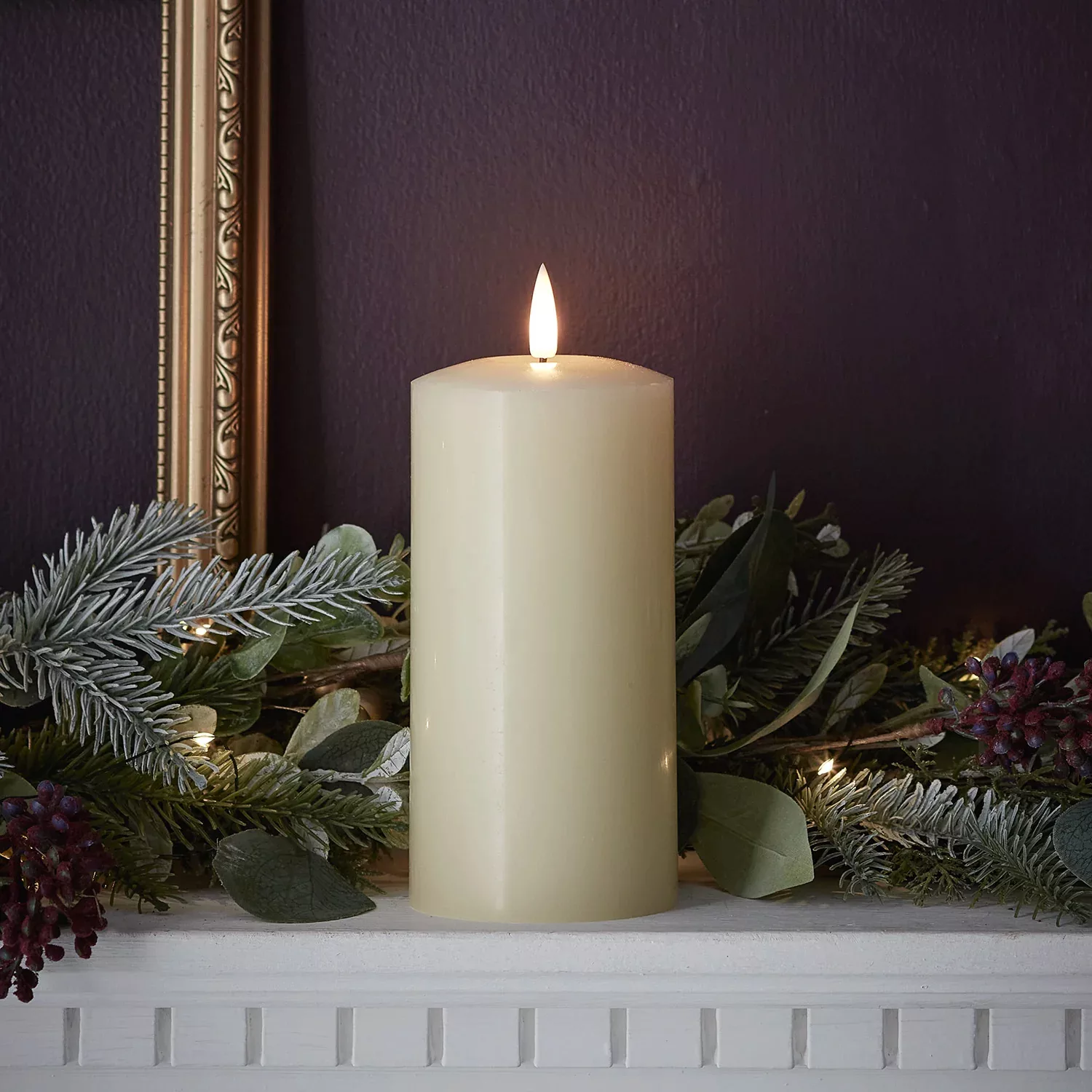 TruGlow® LED Kerze elfenbeinfarben 15cm wiederaufladbar günstig online kaufen