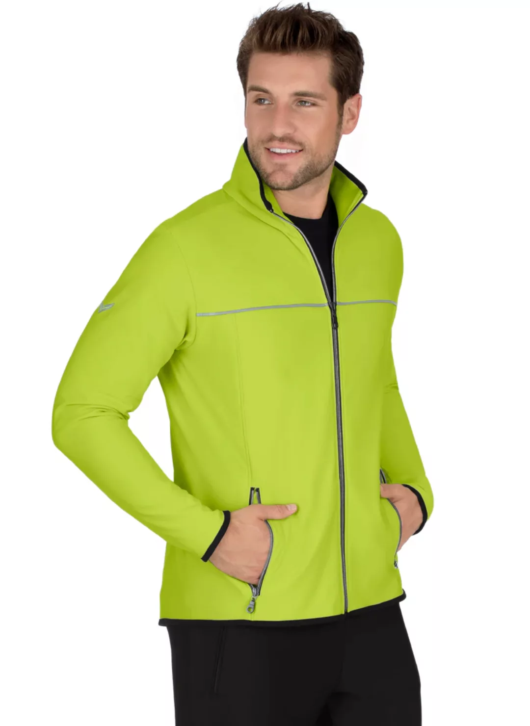 Trigema Trainingsjacke "TRIGEMA Praktische Sportjacke aus Microfaser", (1 S günstig online kaufen