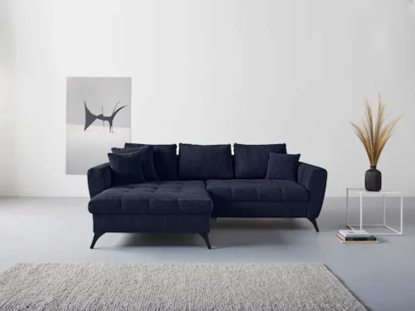 INOSIGN Ecksofa "Lörby L-Form", Belastbarkeit bis 140kg pro Sitzplatz, auch günstig online kaufen