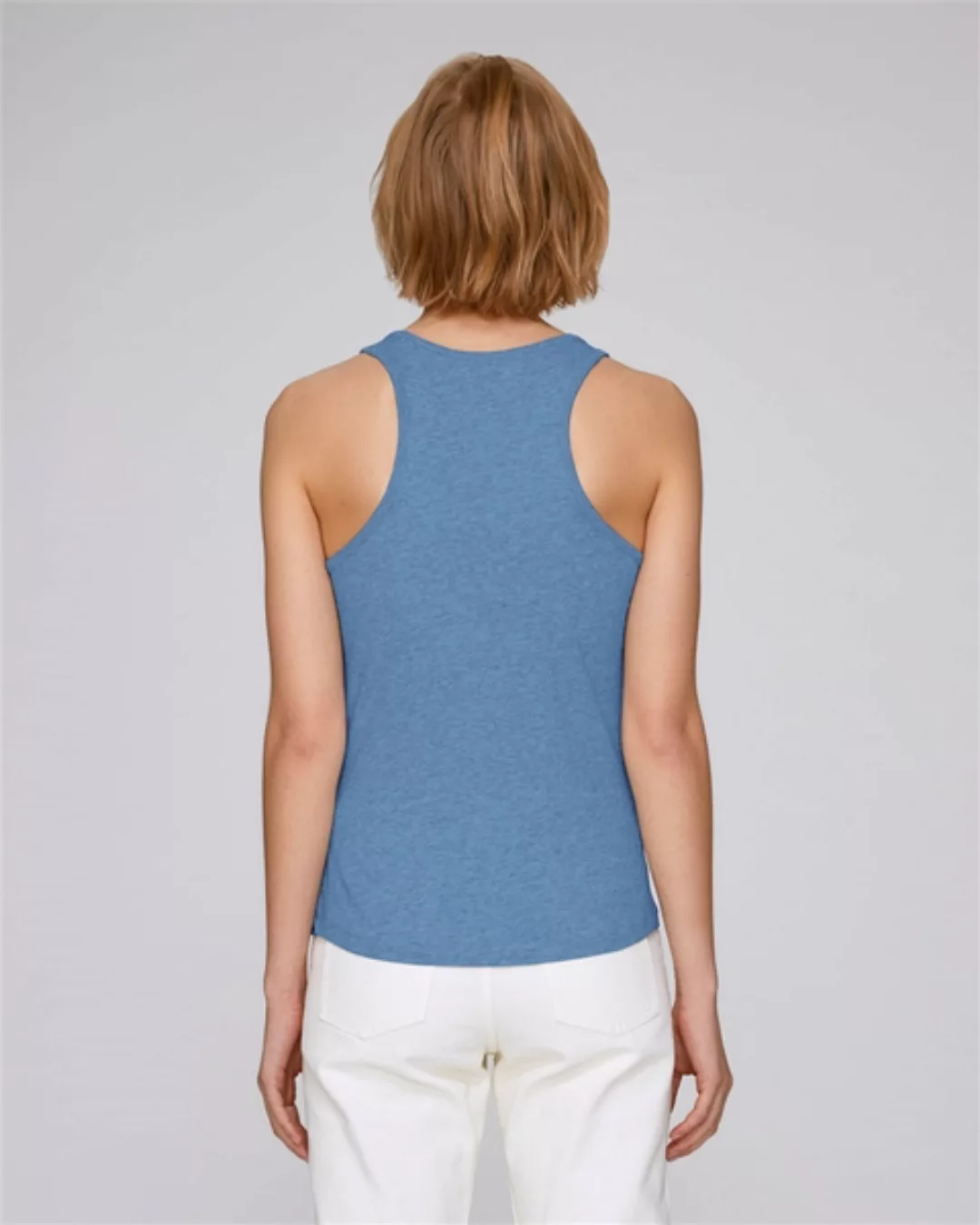 Tank Shirt Mid Heather Blue "Ahoi" günstig online kaufen