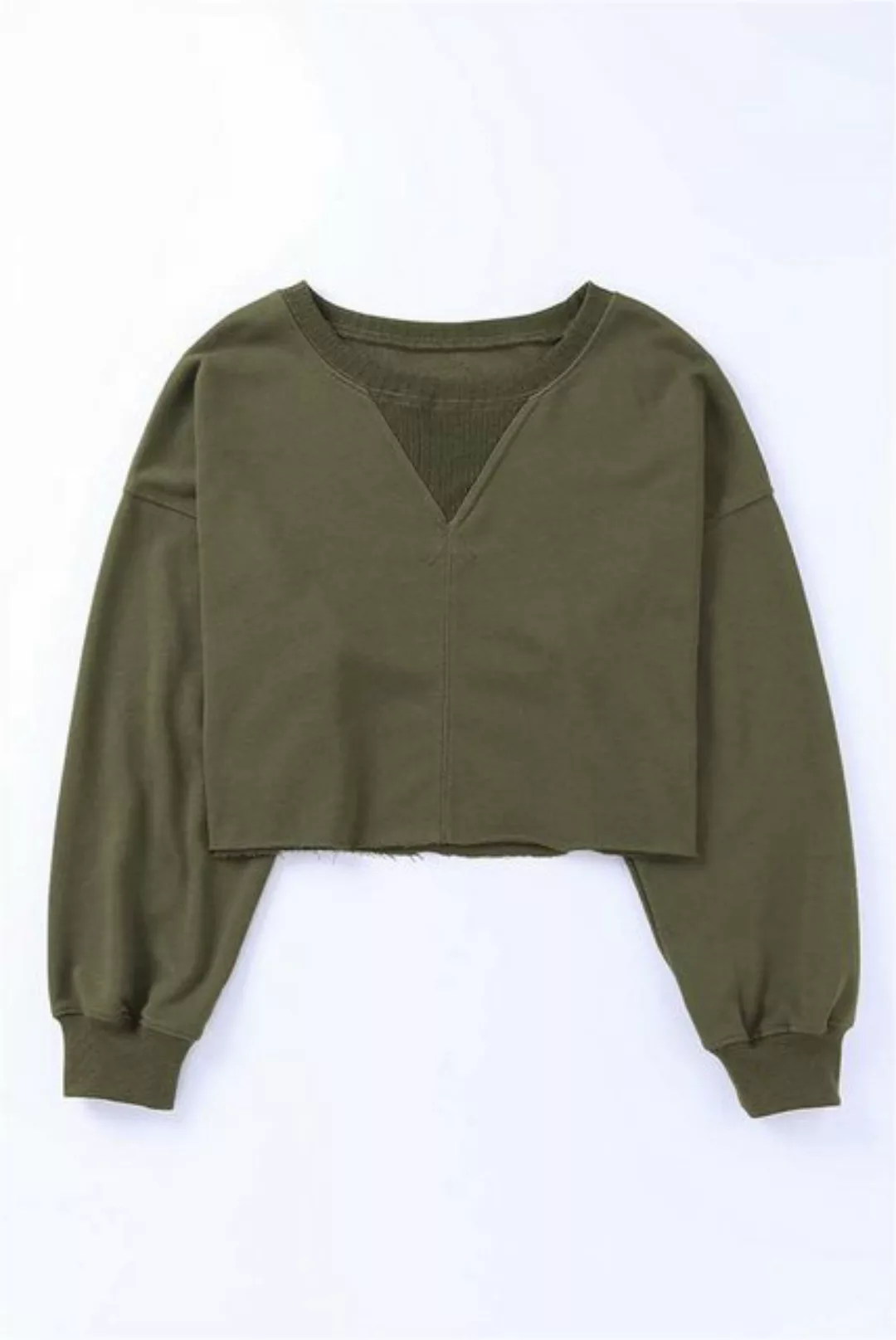 RUZU UG Langarmshirt Damen Rundhals Langarmshirt Sweater Kuschelpullover ku günstig online kaufen