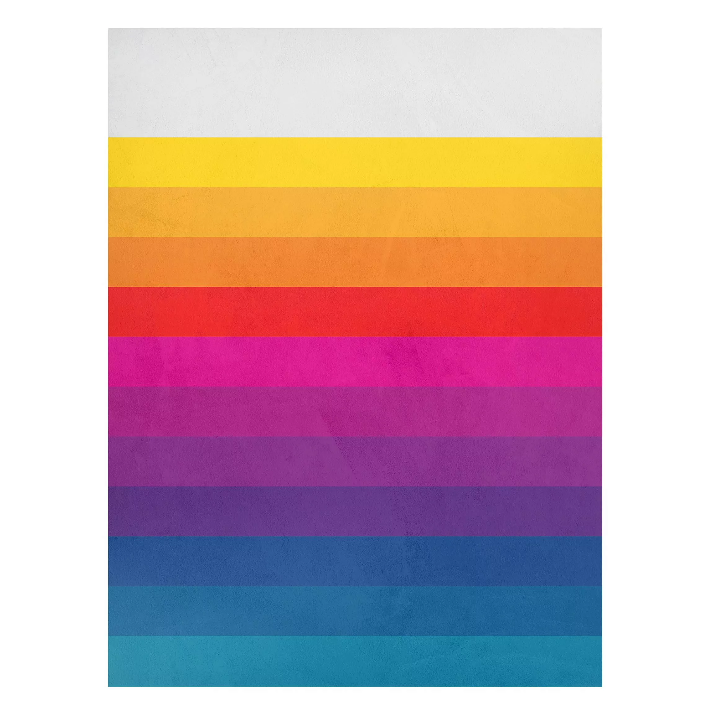 Magnettafel Retro Regenbogen Streifen günstig online kaufen