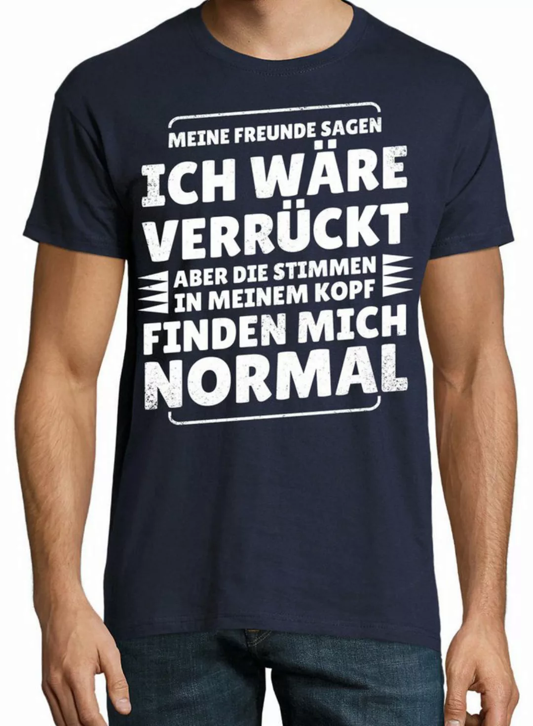 Youth Designz Print-Shirt Verrückt Normal Herren T-Shirt mit lustigen Spruc günstig online kaufen