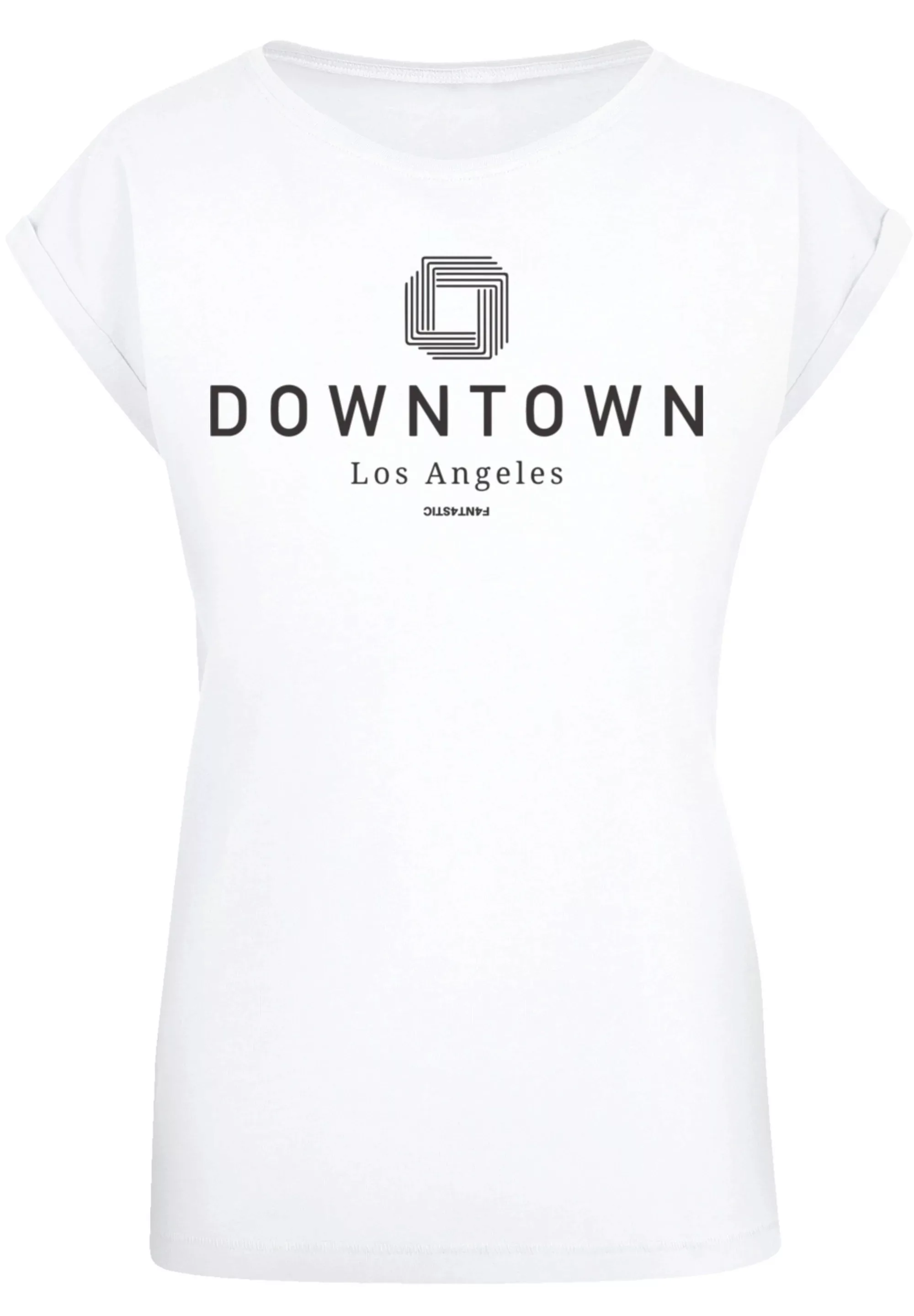 F4NT4STIC T-Shirt "PLUS SIZE Downtown LA Muster", Print günstig online kaufen