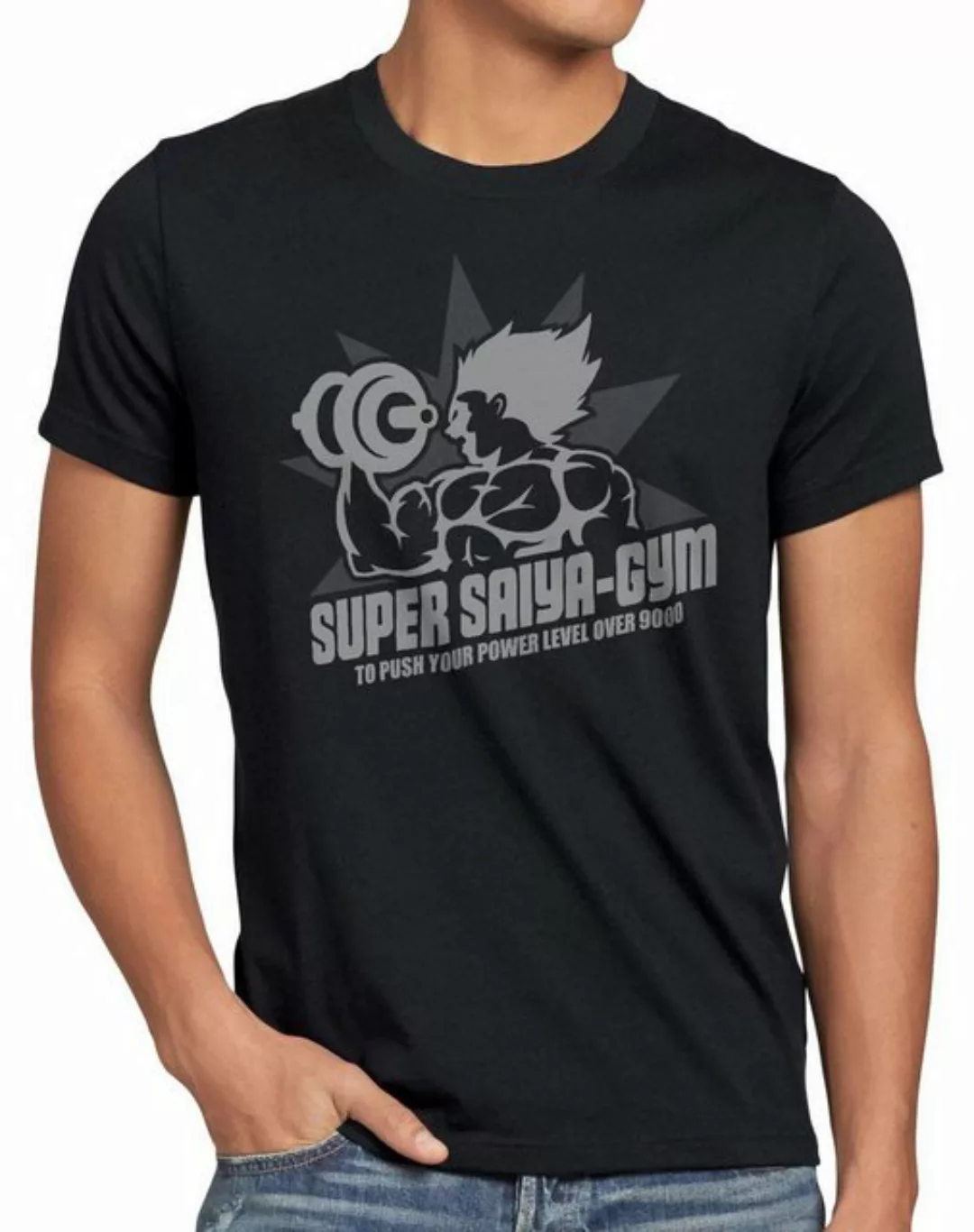 style3 Print-Shirt Herren T-Shirt Super Saiya Gym dragonball meister roshi günstig online kaufen