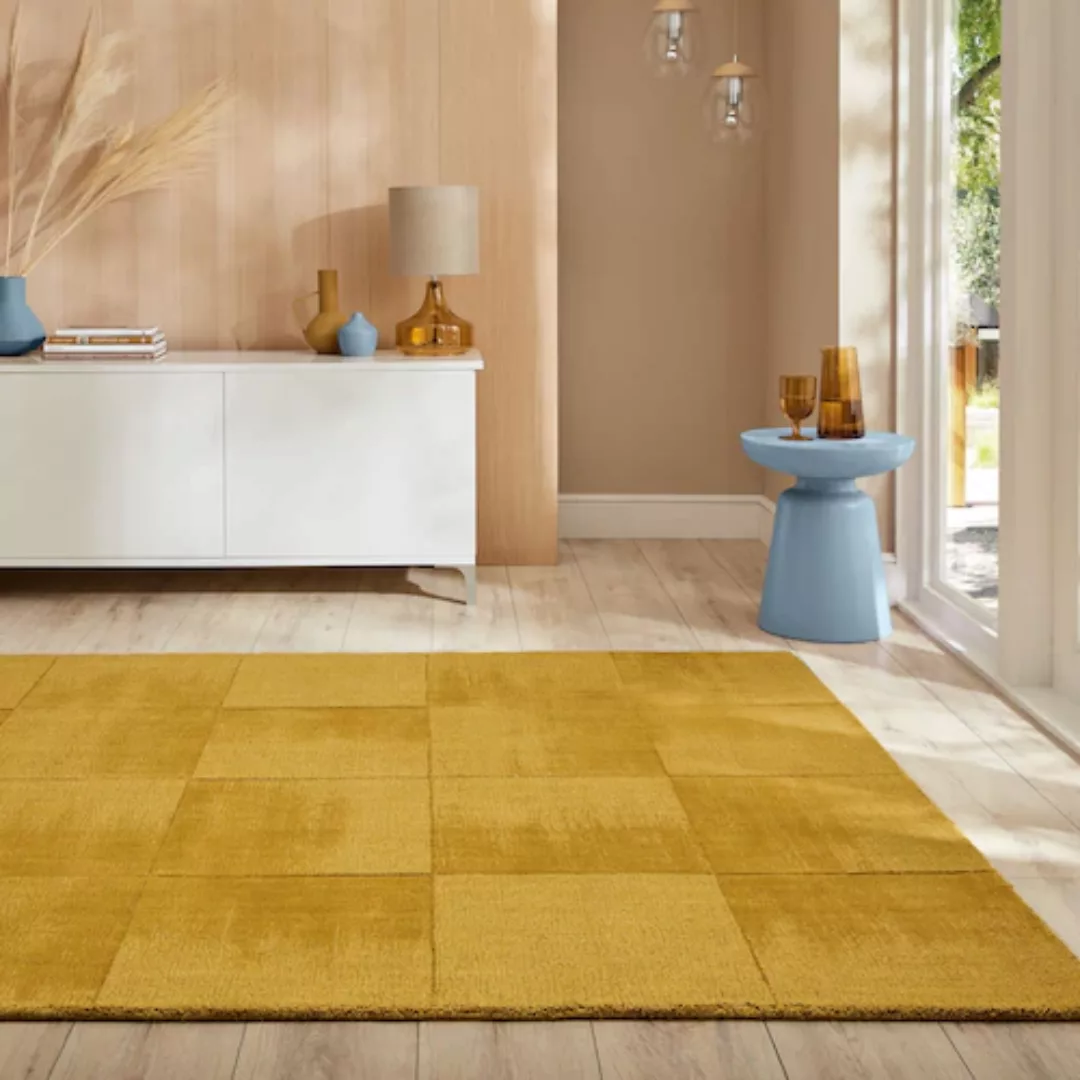 FLAIR RUGS Wollteppich »Demi Woll«, rechteckig, Woll Teppich günstig online kaufen