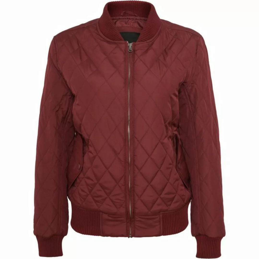 URBAN CLASSICS Bomberjacke Urban Classics Damen Ladies Diamond Quilt Nylon günstig online kaufen