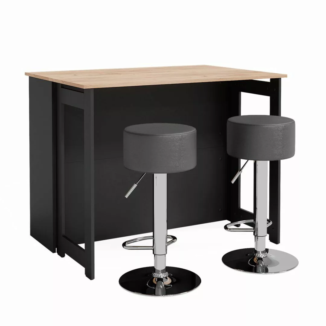 Vicco Bartisch Dominic, Goldkraft Eiche/Anthrazit, 116 günstig online kaufen