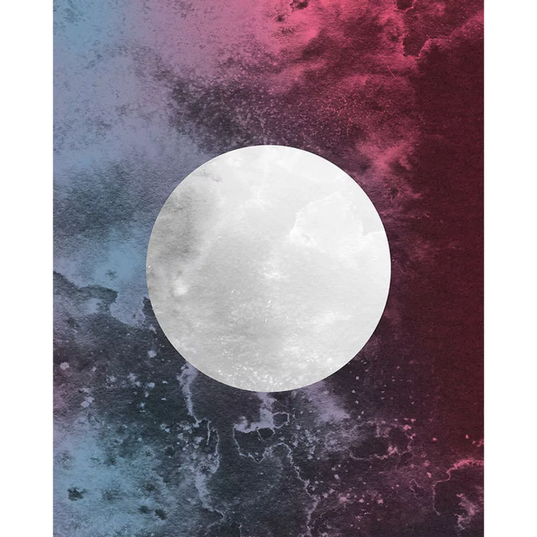Komar Wandbild Solum Luna Abstrakt B/L: ca. 40x50 cm günstig online kaufen