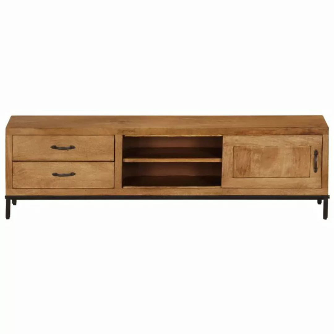 Tv-schrank Mangoholz Massiv 140 X 30 X 40 Cm günstig online kaufen