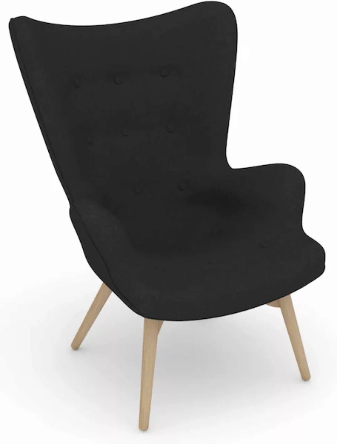 Max Winzer® Sessel »build-a-chair Arne, Hochlehnsessel«, im Retrolook, zum günstig online kaufen