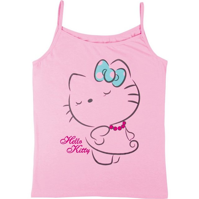 United Labels® T-Shirt Hello Kitty - T-Shirt Oberteil für Damen Spaghettitr günstig online kaufen