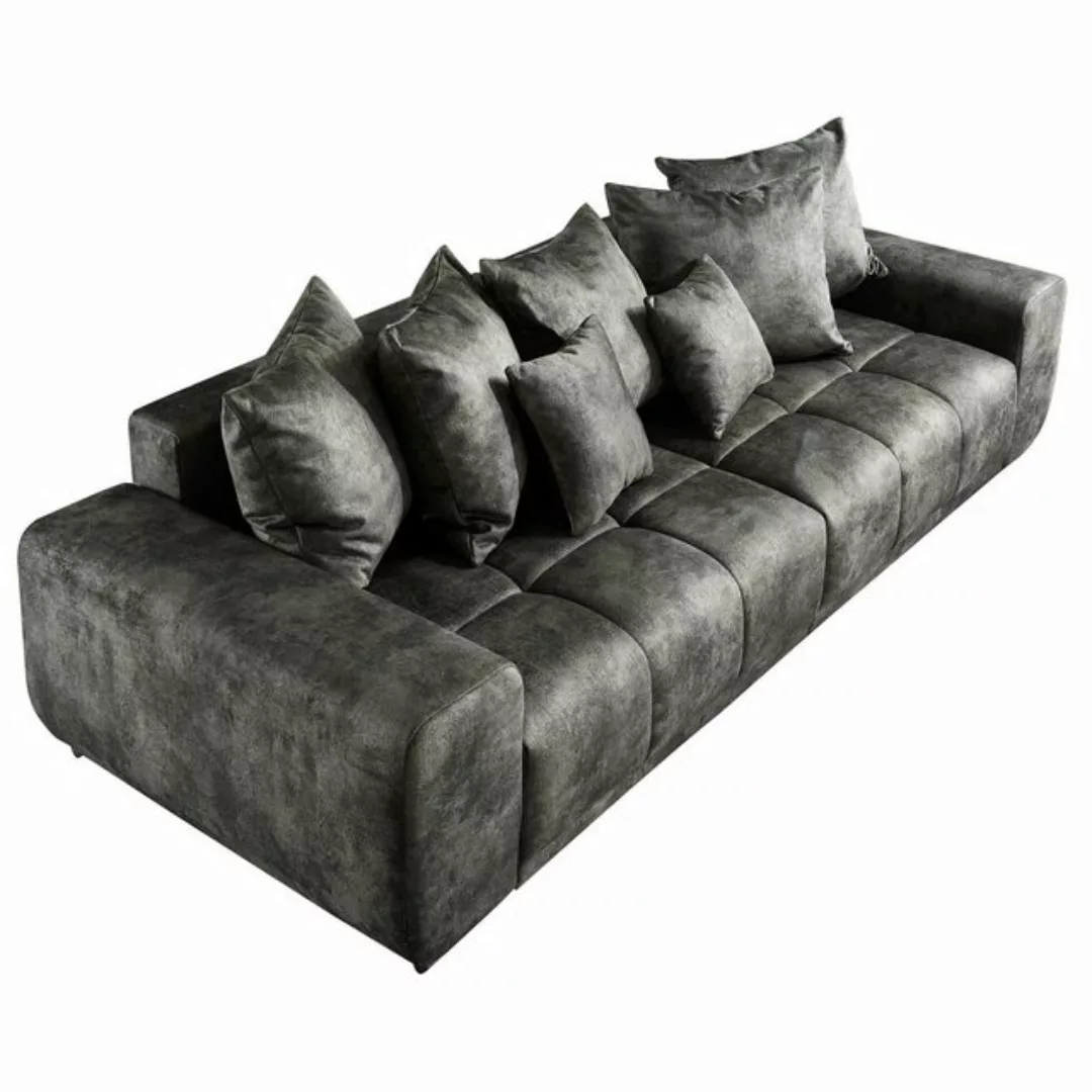 riess-ambiente Big-Sofa ELEGANCIA 285cm moosgrün, Einzelartikel 1 Teile, XX günstig online kaufen