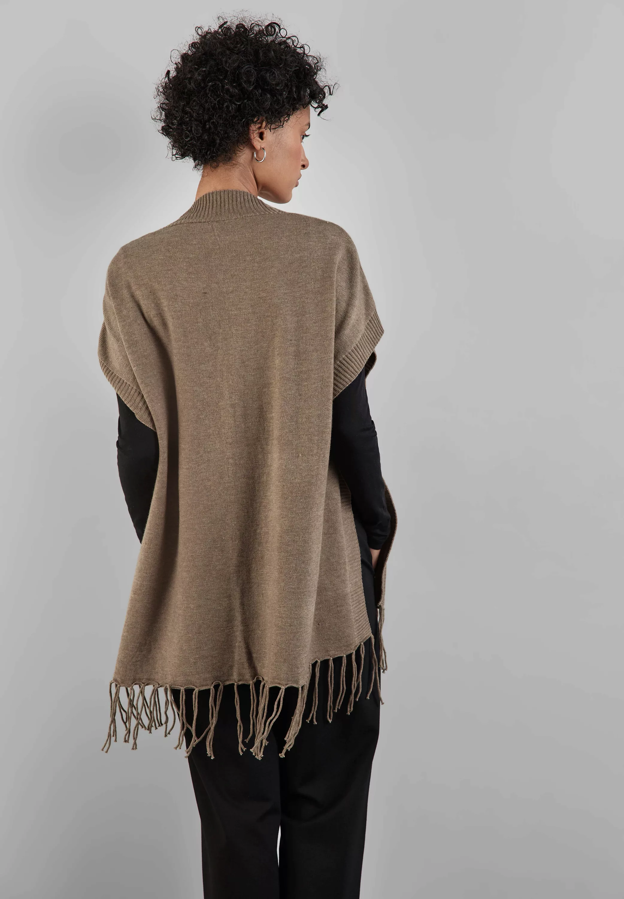 STREET ONE Strickcape, soft und weich günstig online kaufen