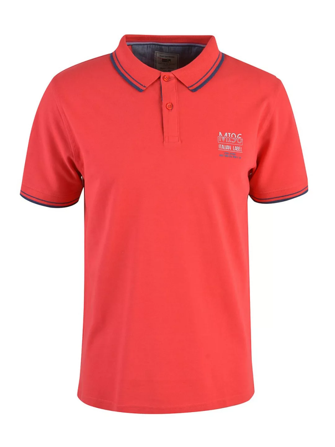 MILANO ITALY Herren Poloshirt, rot günstig online kaufen