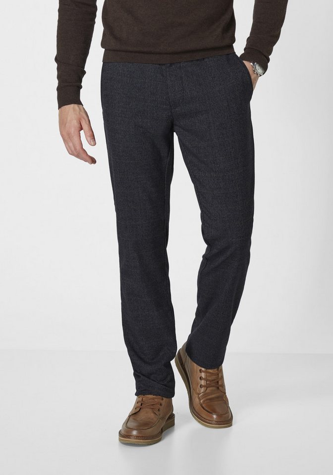 Redpoint Chinohose Jasper Slim-Fit Chino Karo und Wool Look günstig online kaufen