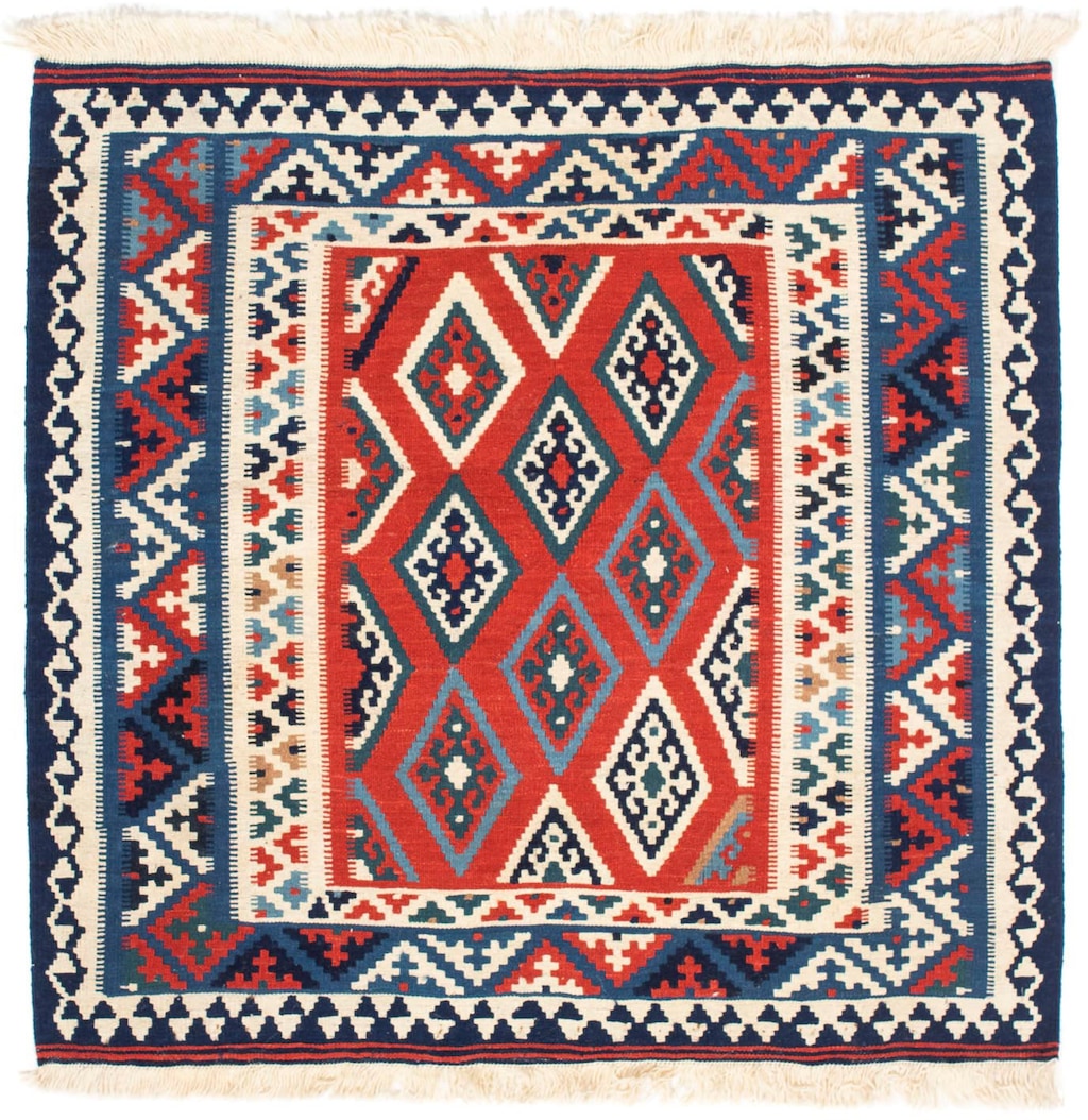morgenland Wollteppich »Kelim - Oriental quadratisch - 103 x 101 cm - mehrf günstig online kaufen
