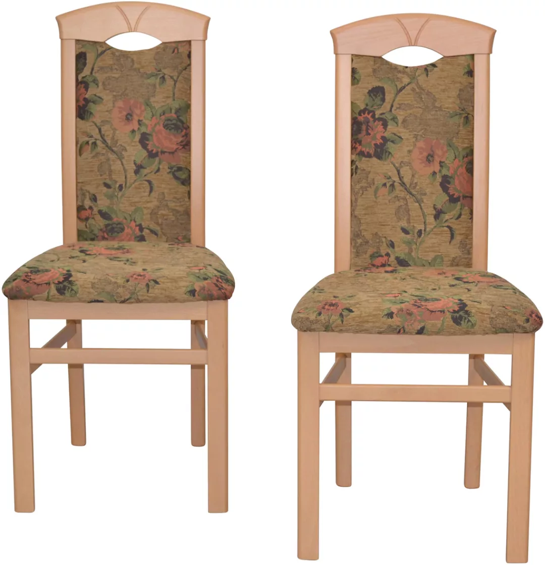 HOFMANN LIVING AND MORE Esszimmerstuhl, (Set), 2 St., Webstoff-Polyester günstig online kaufen
