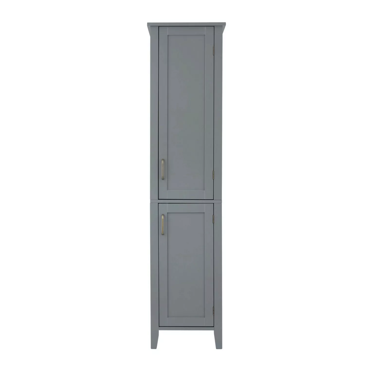 Teamson Home Mercer Badezimmermöbel Leinenturm Hoher Lagerschrank Grau günstig online kaufen