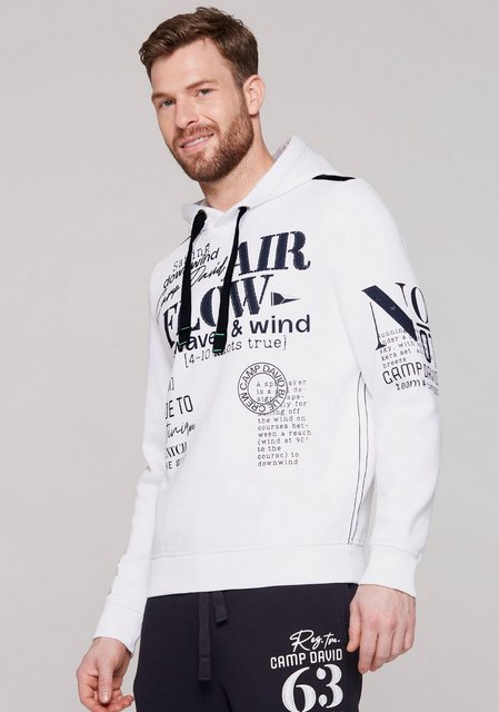 CAMP DAVID Hoodie mit Logo-Prints günstig online kaufen