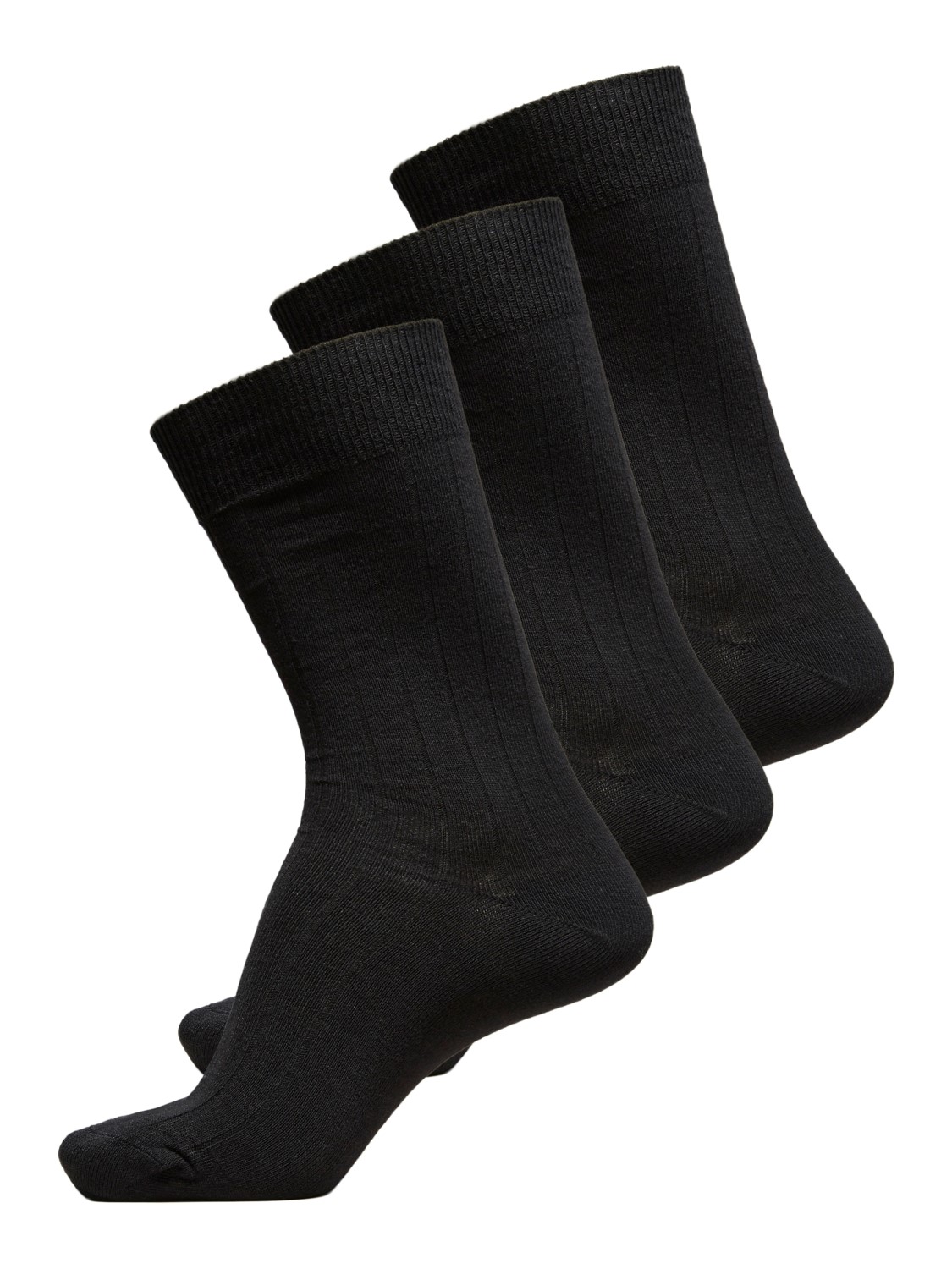 Selected Cotton Rib Socken 3 Paare One Size Navy Blazer günstig online kaufen