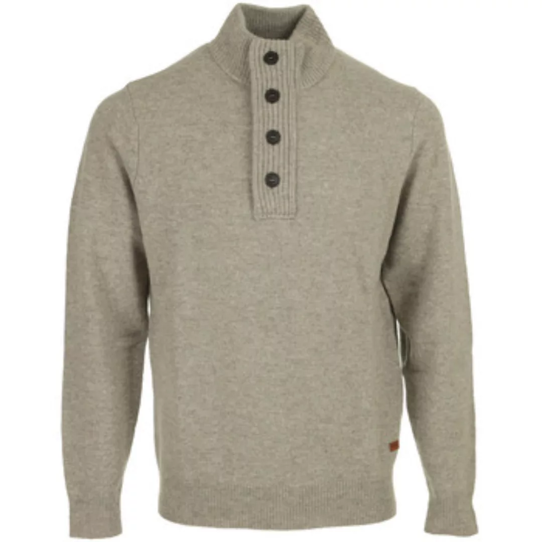 Barbour Mocker Pullover Merino Wolle Greige - Größe S günstig online kaufen