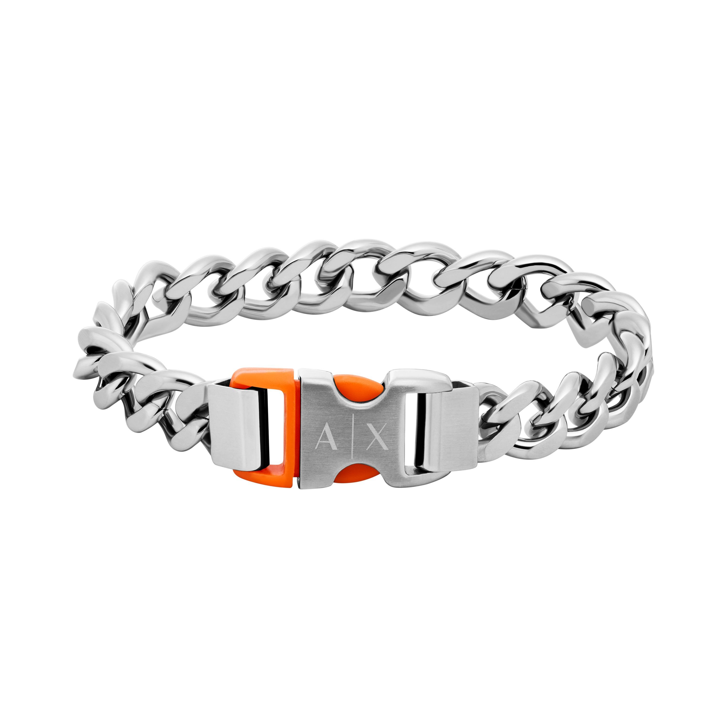 ARMANI EXCHANGE Armband Schmuck Edelstahl Nylon, günstig online kaufen
