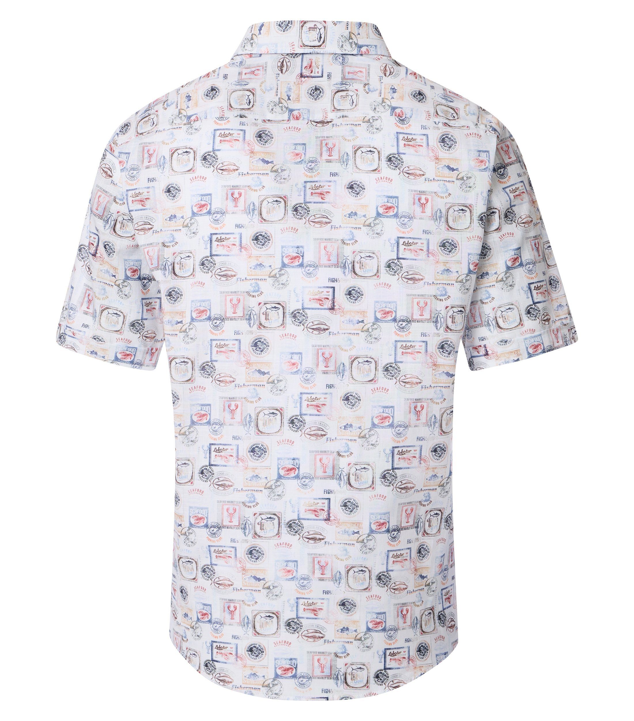 CASAMODA Kurzarmhemd "CASAMODA Freizeithemd Kurzarm Print" günstig online kaufen
