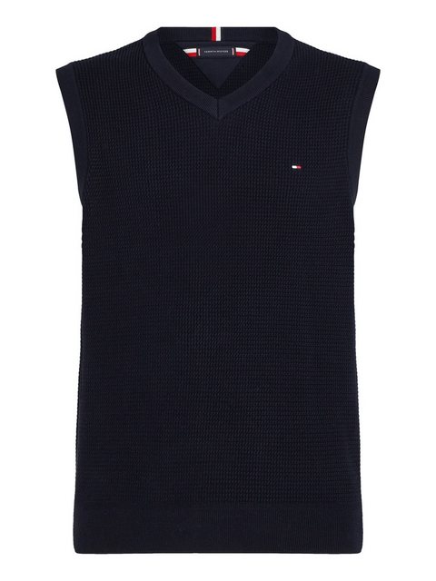 Tommy Hilfiger Pullunder REFINED STRUCTURE VEST mit feiner Struktur günstig online kaufen